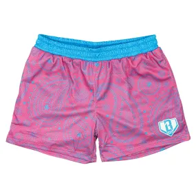 Paisley Youth Shorts - Pink/Blue