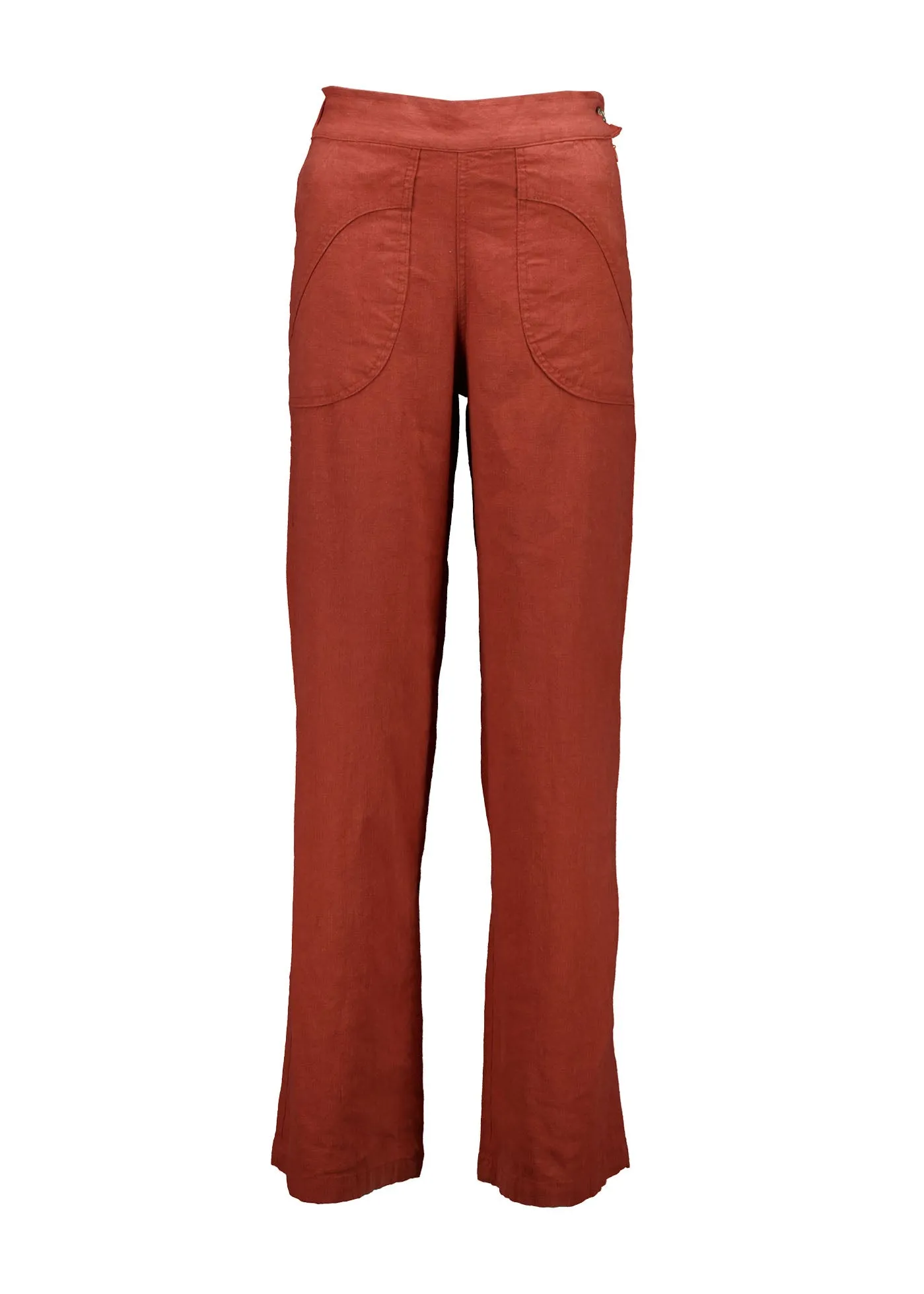 Peggy Long Pants Lino Rose Brick in Linen