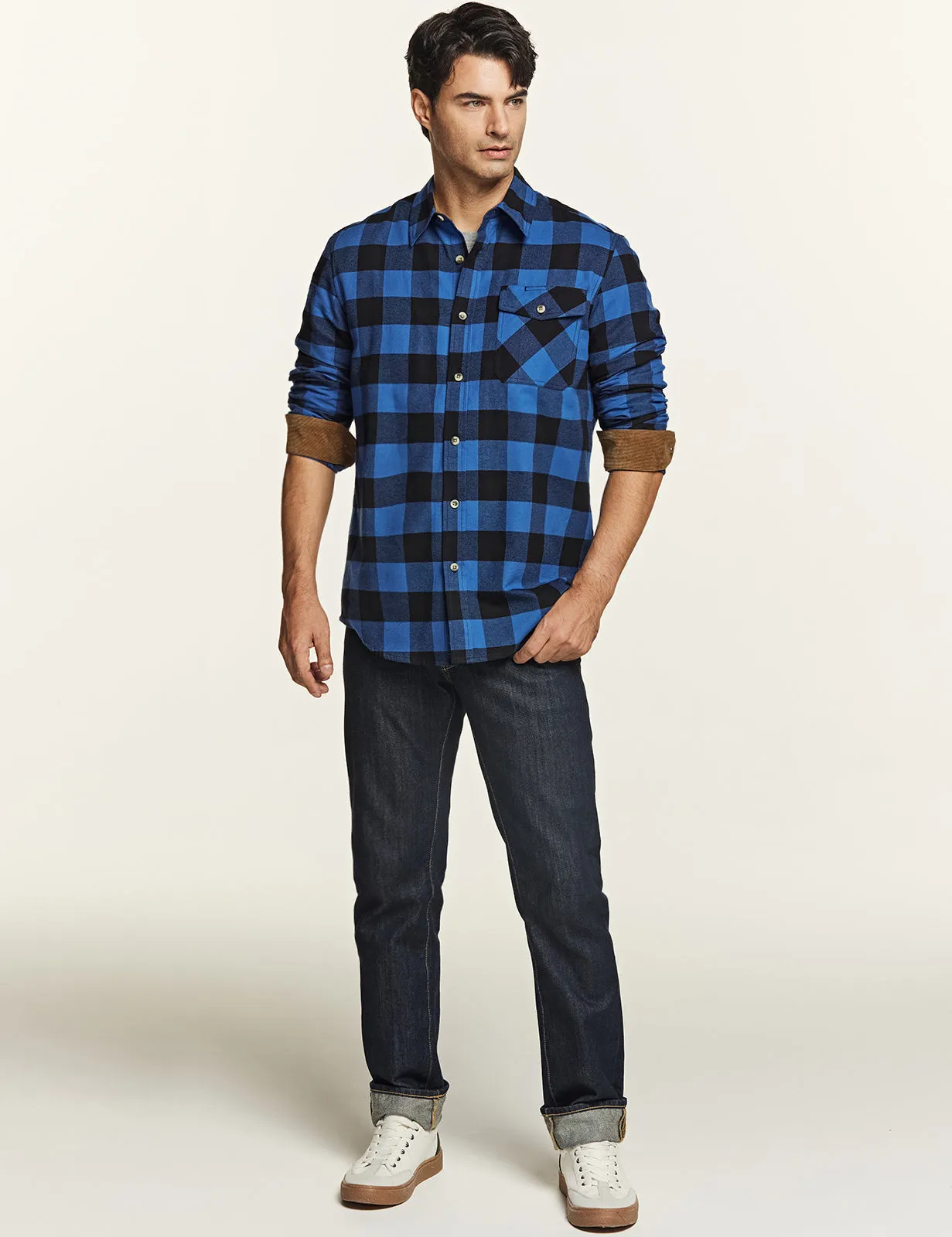 Plaid Flannel Shirt [HOF110]