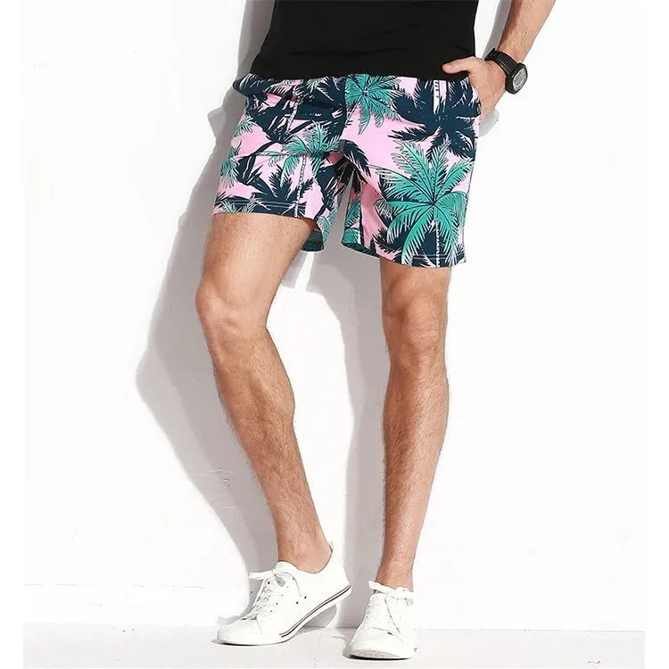 Quick Dry Swimming Trunks for Men - Xiamen Dropshipping Swim Logo Printed Board Shorts