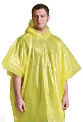 Romano nx PVC Waterproof Reusable Rain Ponchos Raincoat Rainwear Hooded Camping