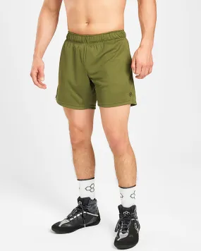 RUDIS 6" Mesh Shorts - Army Green