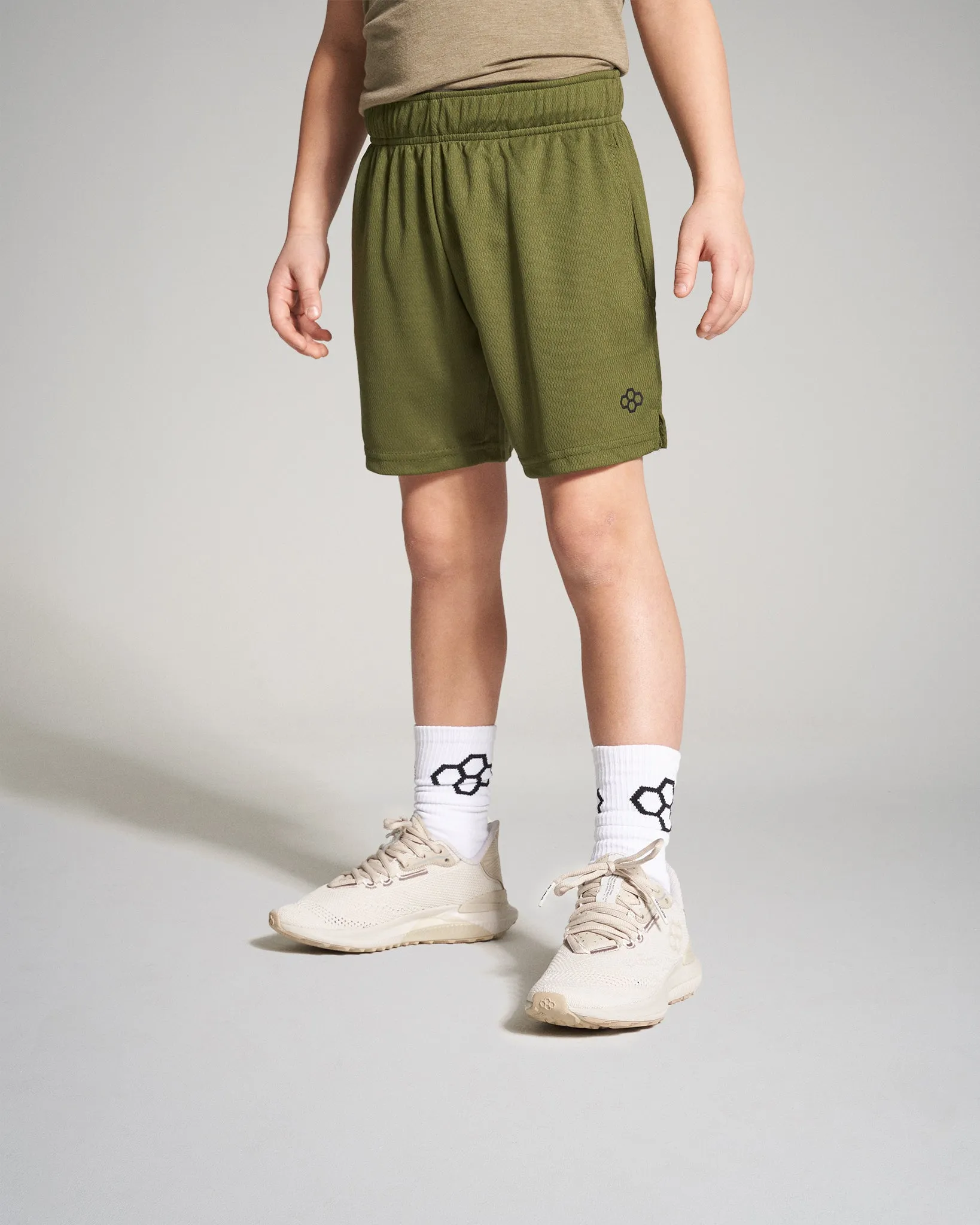 RUDIS 8" Youth Mesh Shorts - Army Green