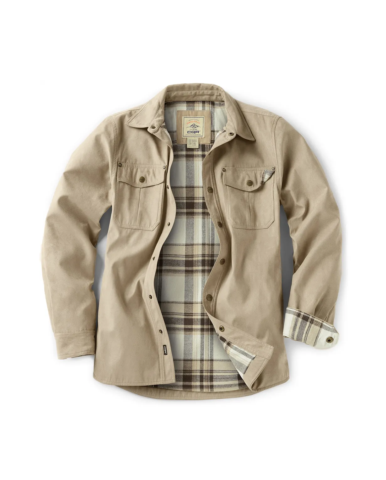 Rugged Suede Flannel Lined Jacket [HOK700]