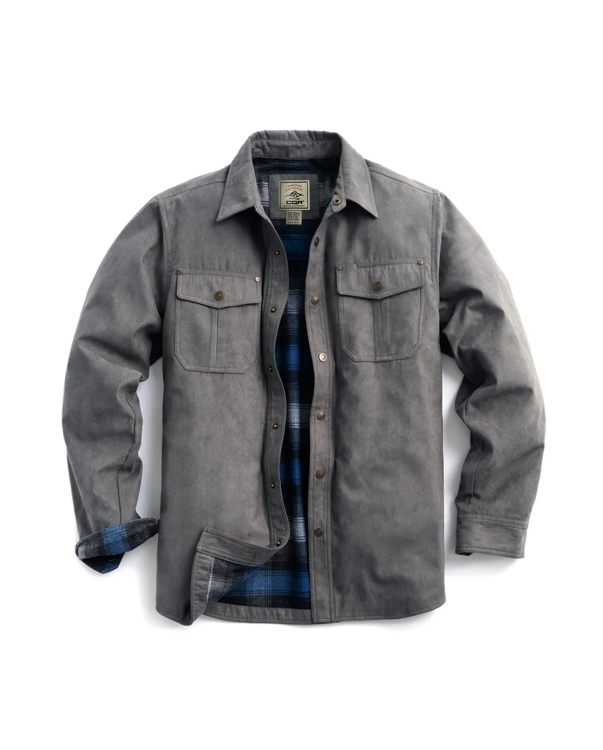 Rugged Suede Flannel Lined Jacket [HOK700]