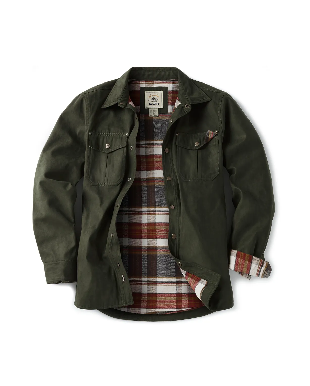 Rugged Suede Flannel Lined Jacket [HOK700]