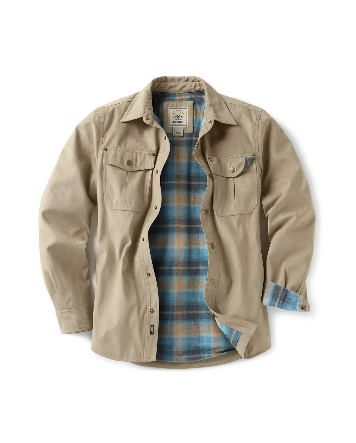 Rugged Suede Flannel Lined Jacket [HOK700]