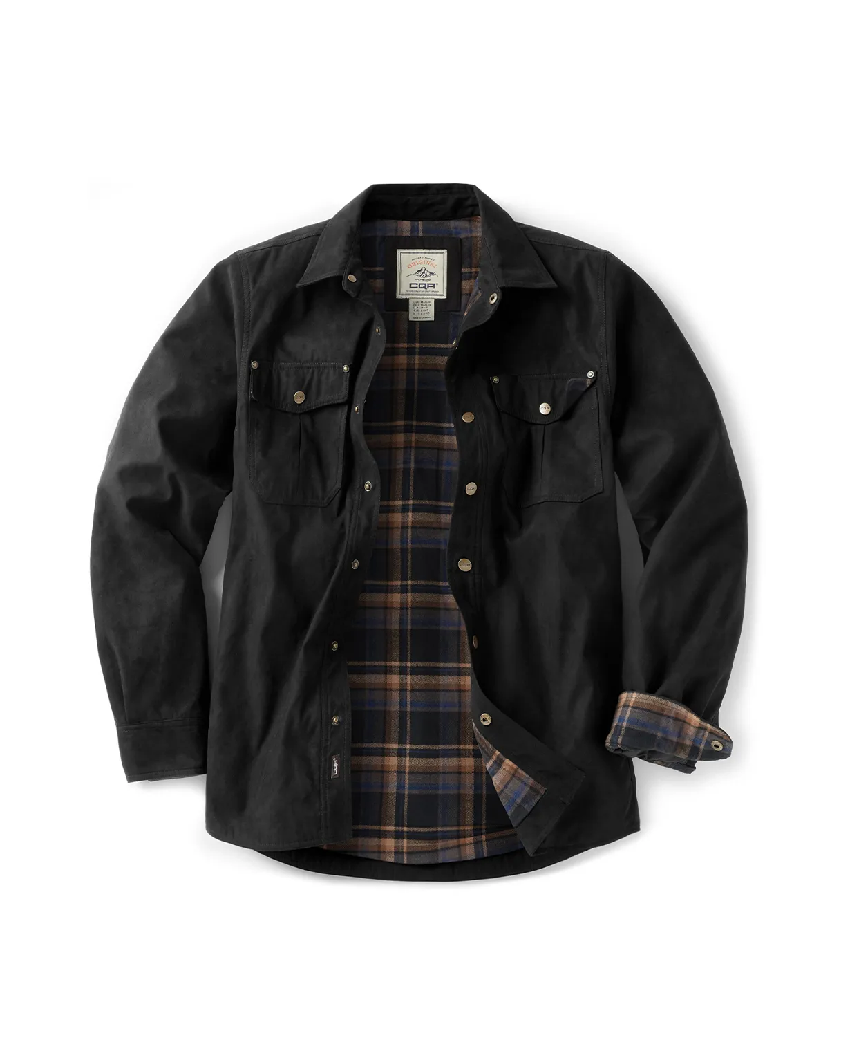 Rugged Suede Flannel Lined Jacket [HOK700]