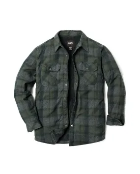 Sherpa Lined Flannel Shirt Jacket [HOK710]