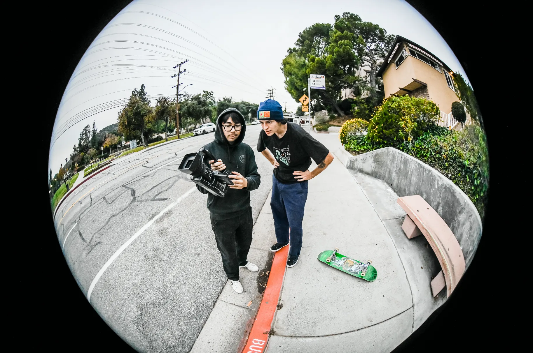 Skate Vitals Axel Loose Tapered Pants Navy