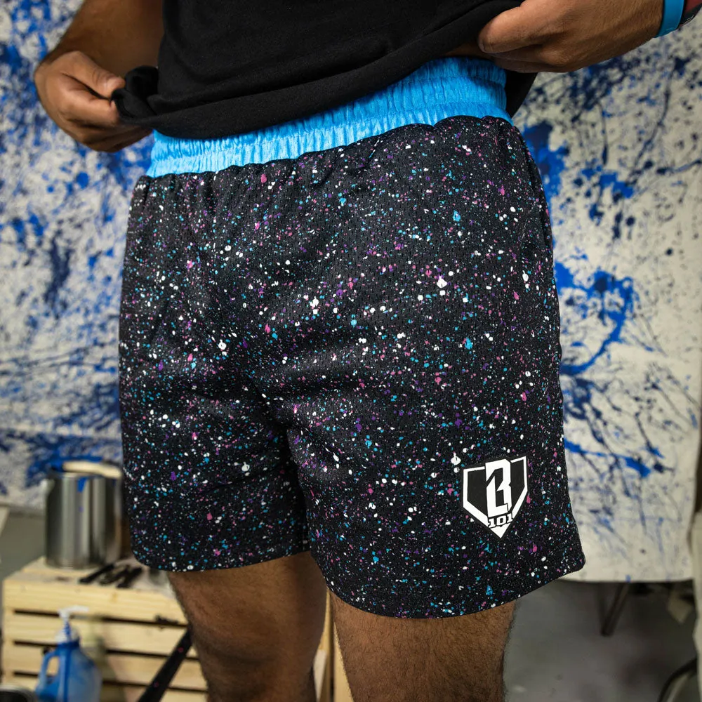 Splatter Youth Shorts - Galaxy