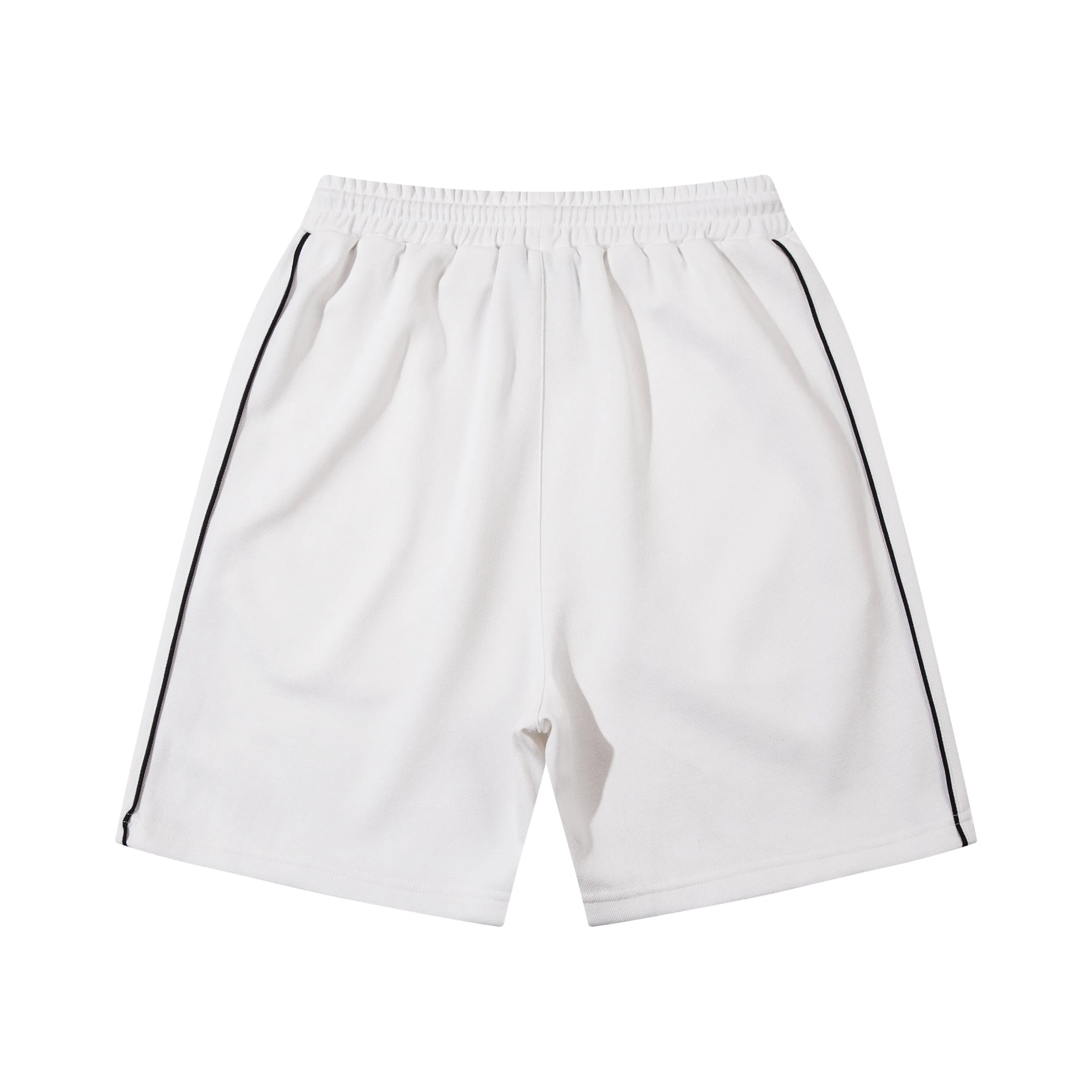 Sportive Chic | White Panel Shorts