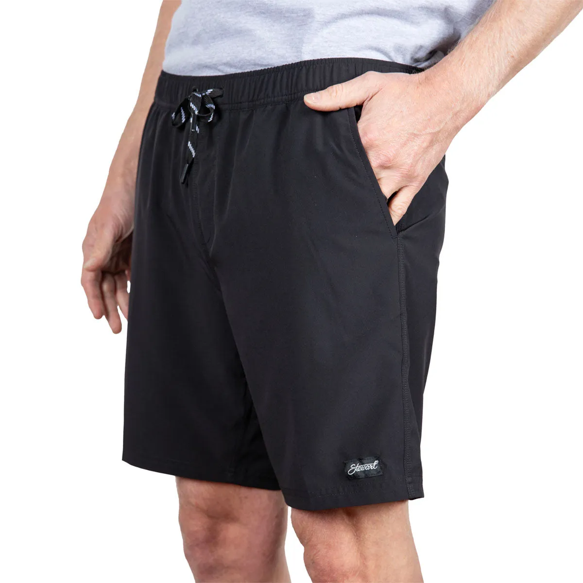 STEWART MEN'S LEVITATE LINED VOLLEY SHORTS