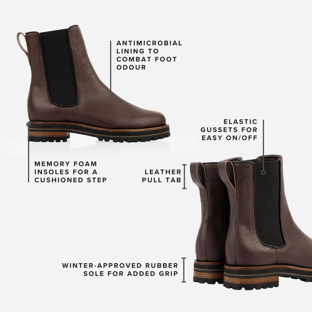 The Decade Chelsea Boot Java