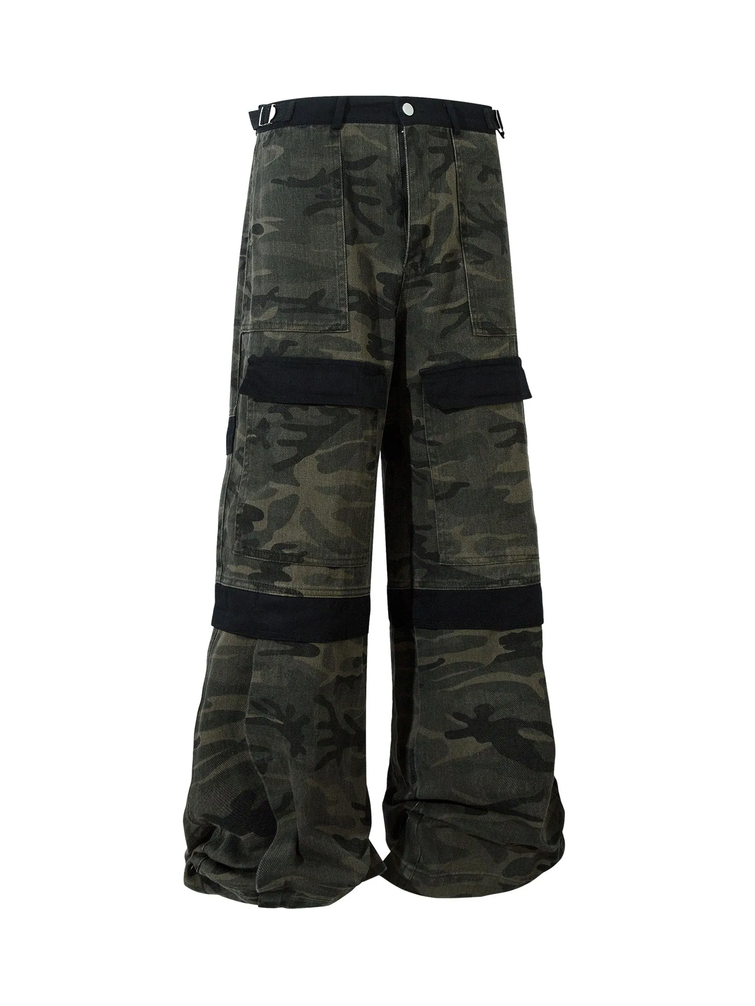 Thesupermade High Street Patchwork Camouflage Pants - 2170