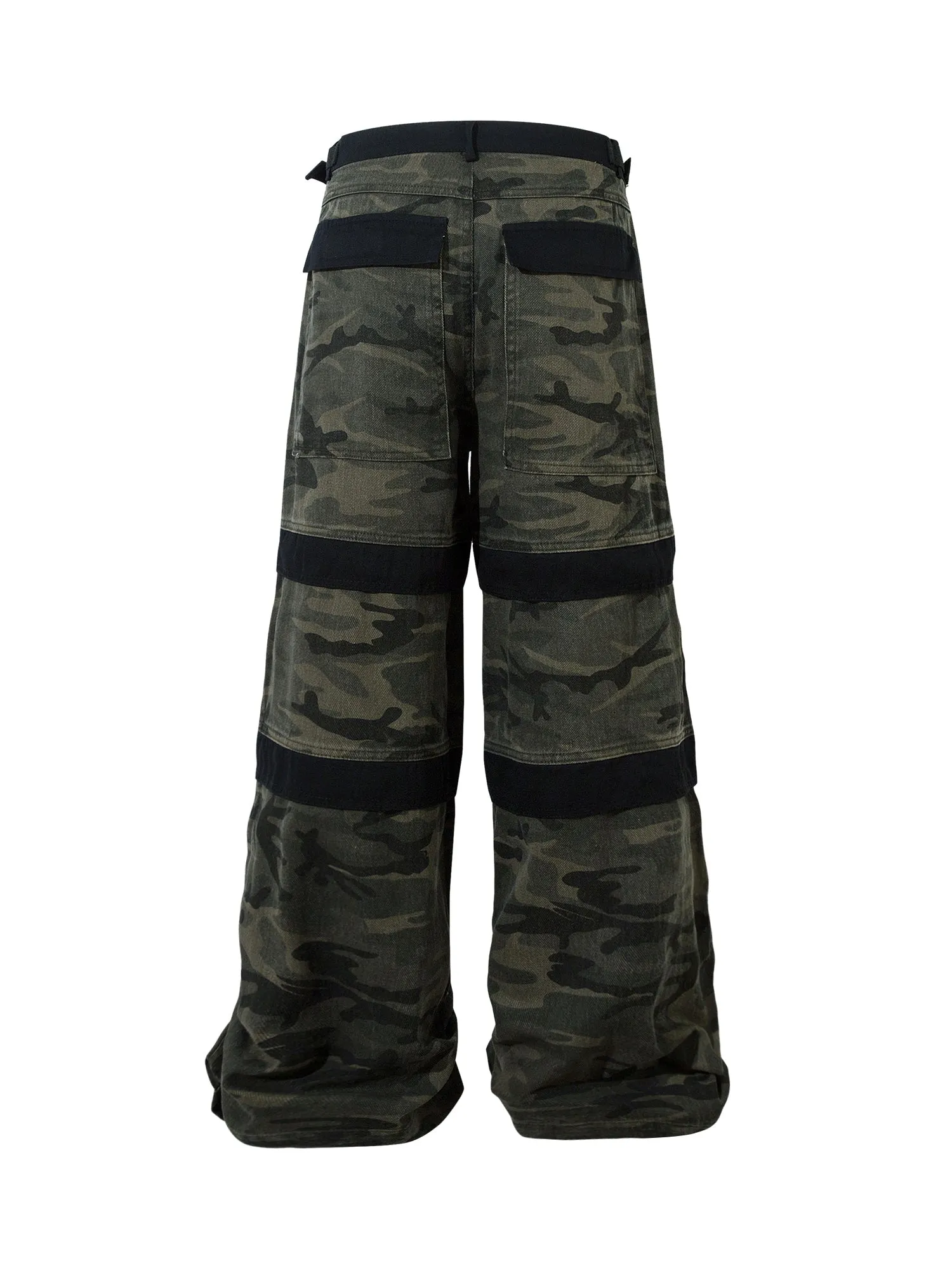 Thesupermade High Street Patchwork Camouflage Pants - 2170