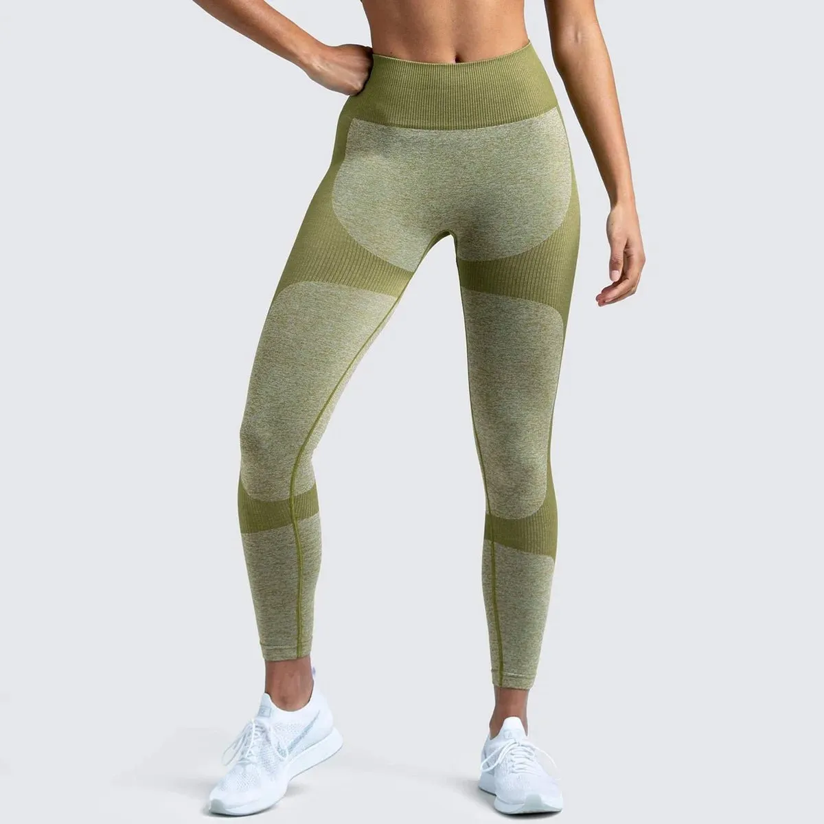 Women 14 Colors Skinny High Elastic Gym High Waist Seamless Scrunch Butt Workout Sports Yoga Leggings