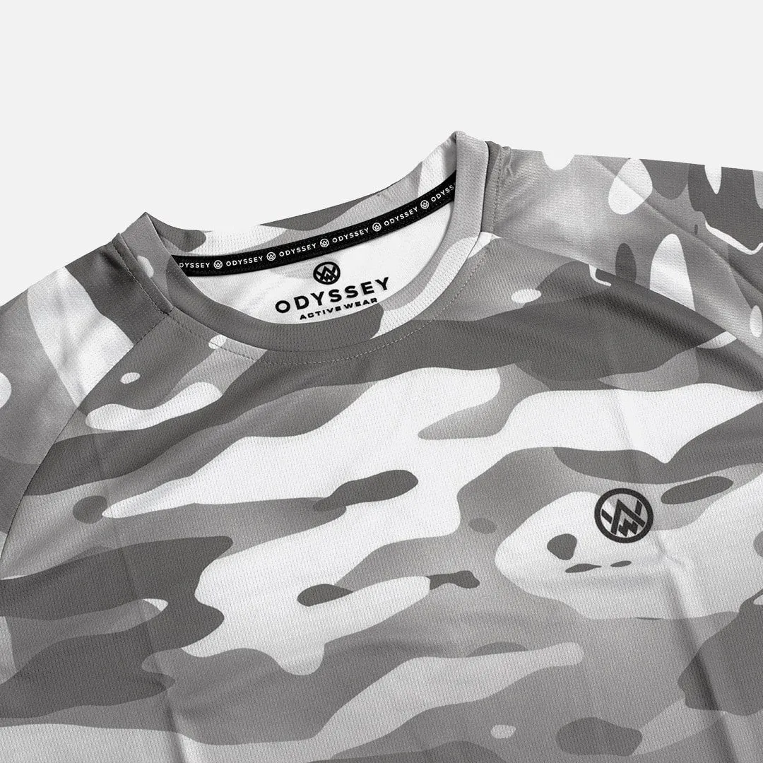 Women’s Arctic Camo Long Sleeve MTB Jersey