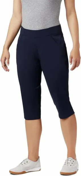 Women's Columbia Anytime Omni-Shield Casual  Capri Pants Small Navy