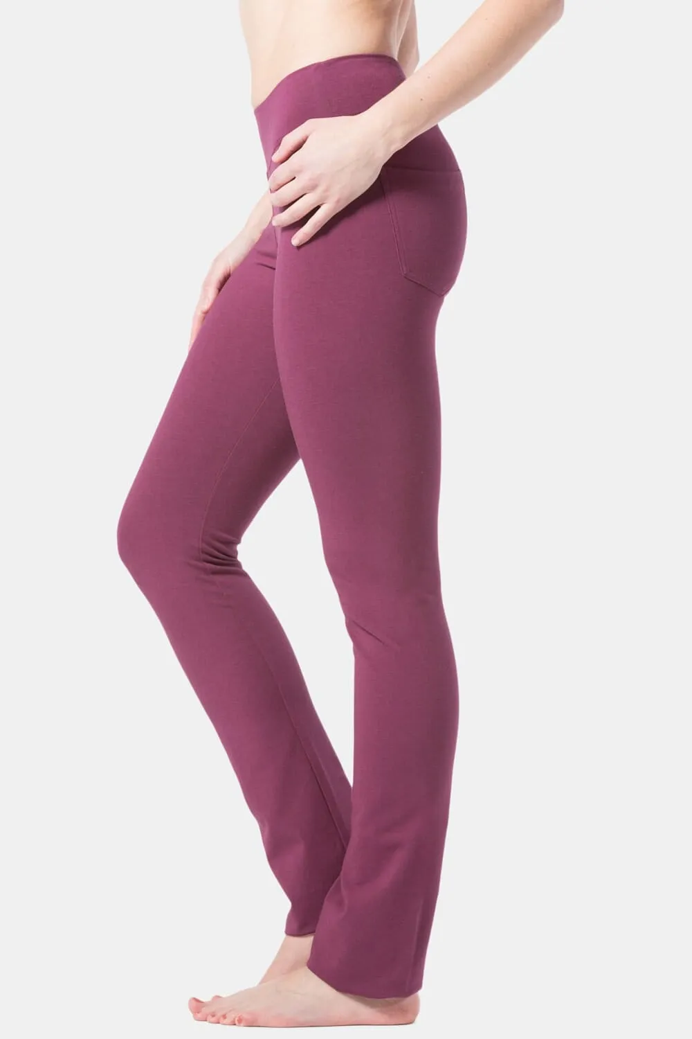 Women's EcoFabric? Straight Leg Yoga Pant with Back Pockets