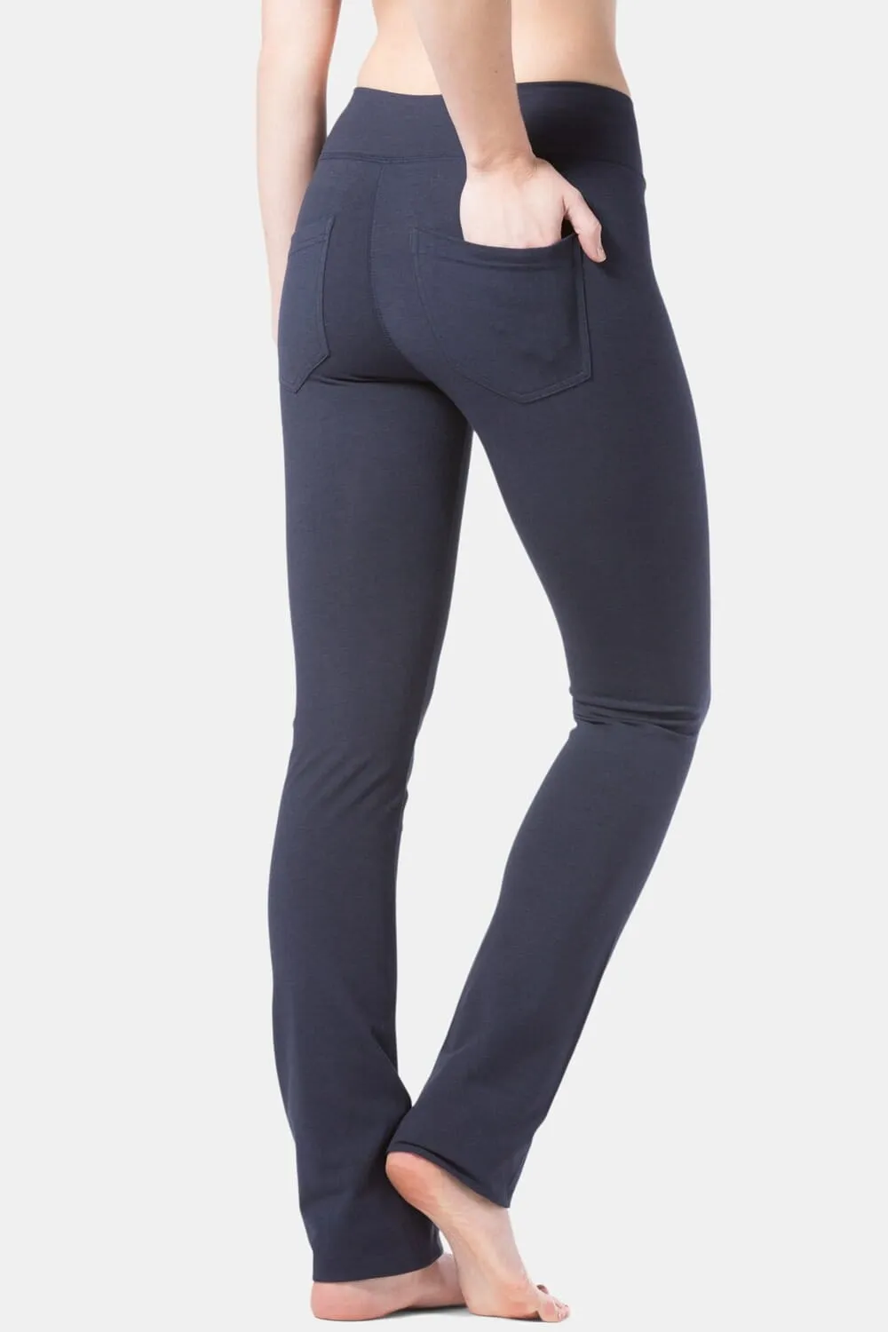 Women's EcoFabric? Straight Leg Yoga Pant with Back Pockets