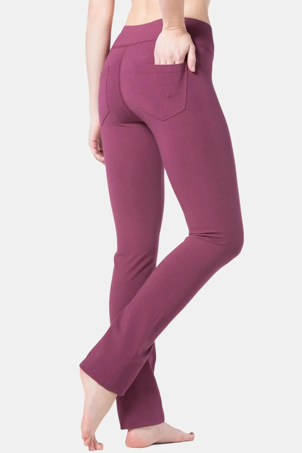 Women's EcoFabric? Straight Leg Yoga Pant with Back Pockets