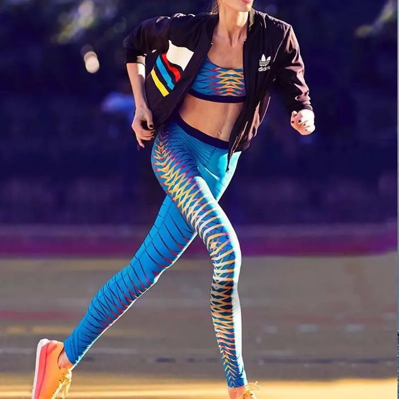 Women's Printed Stretch Sport Leggings