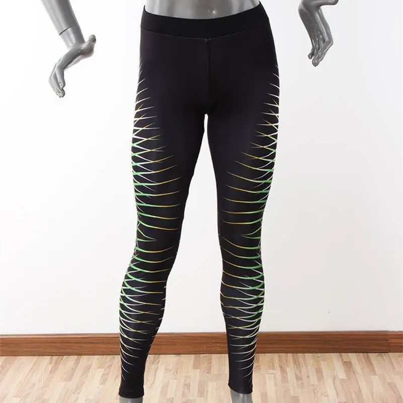 Women's Printed Stretch Sport Leggings