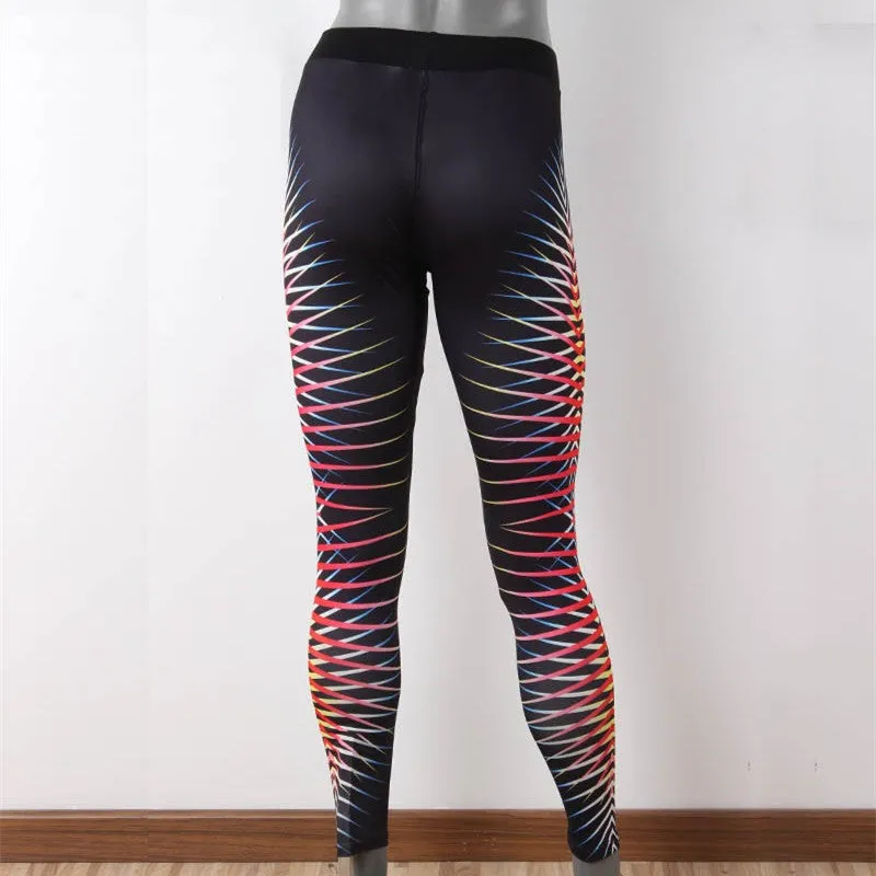 Women's Printed Stretch Sport Leggings