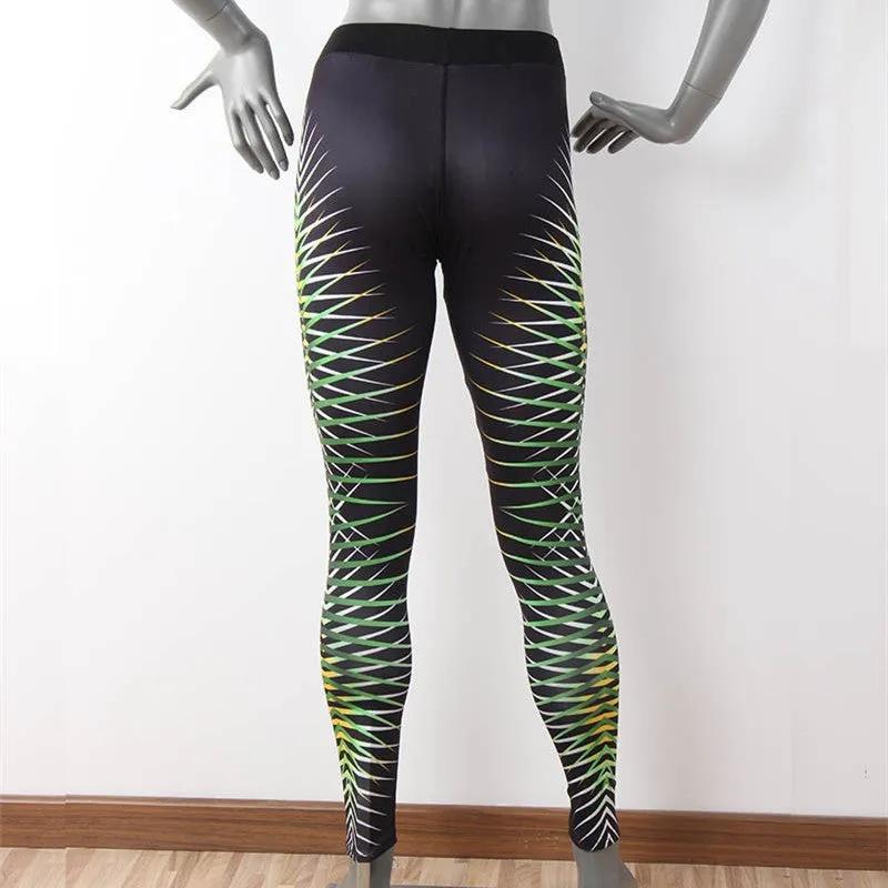 Women's Printed Stretch Sport Leggings