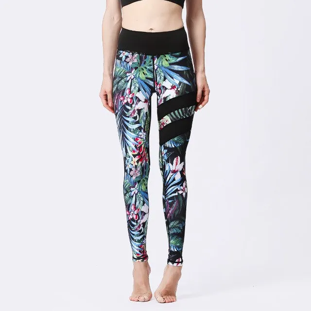 Women's Yoga Quick-drying Digital Print Fitness Leggings