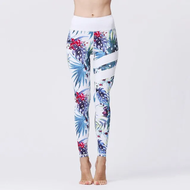 Women's Yoga Quick-drying Digital Print Fitness Leggings