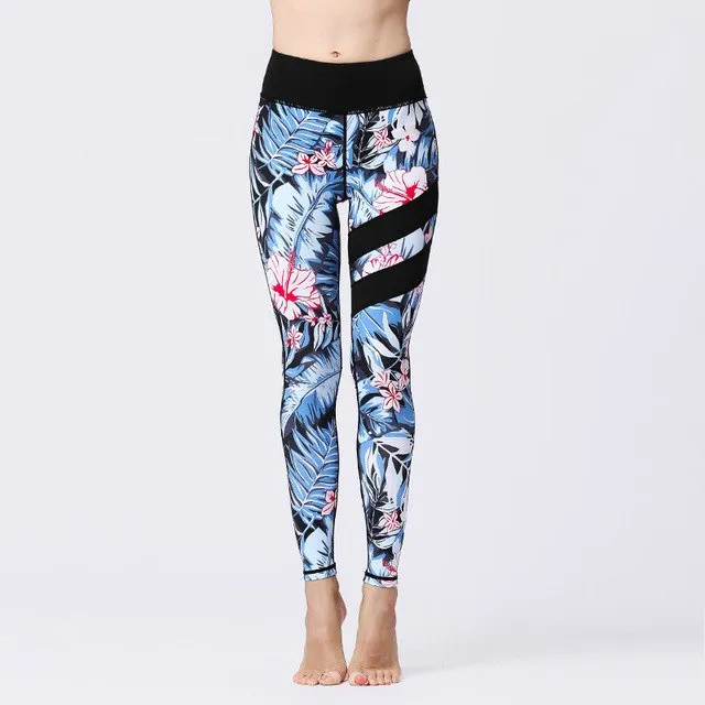 Women's Yoga Quick-drying Digital Print Fitness Leggings