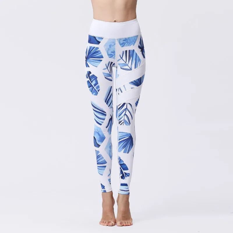 Women's Yoga Quick-drying Digital Print Fitness Leggings