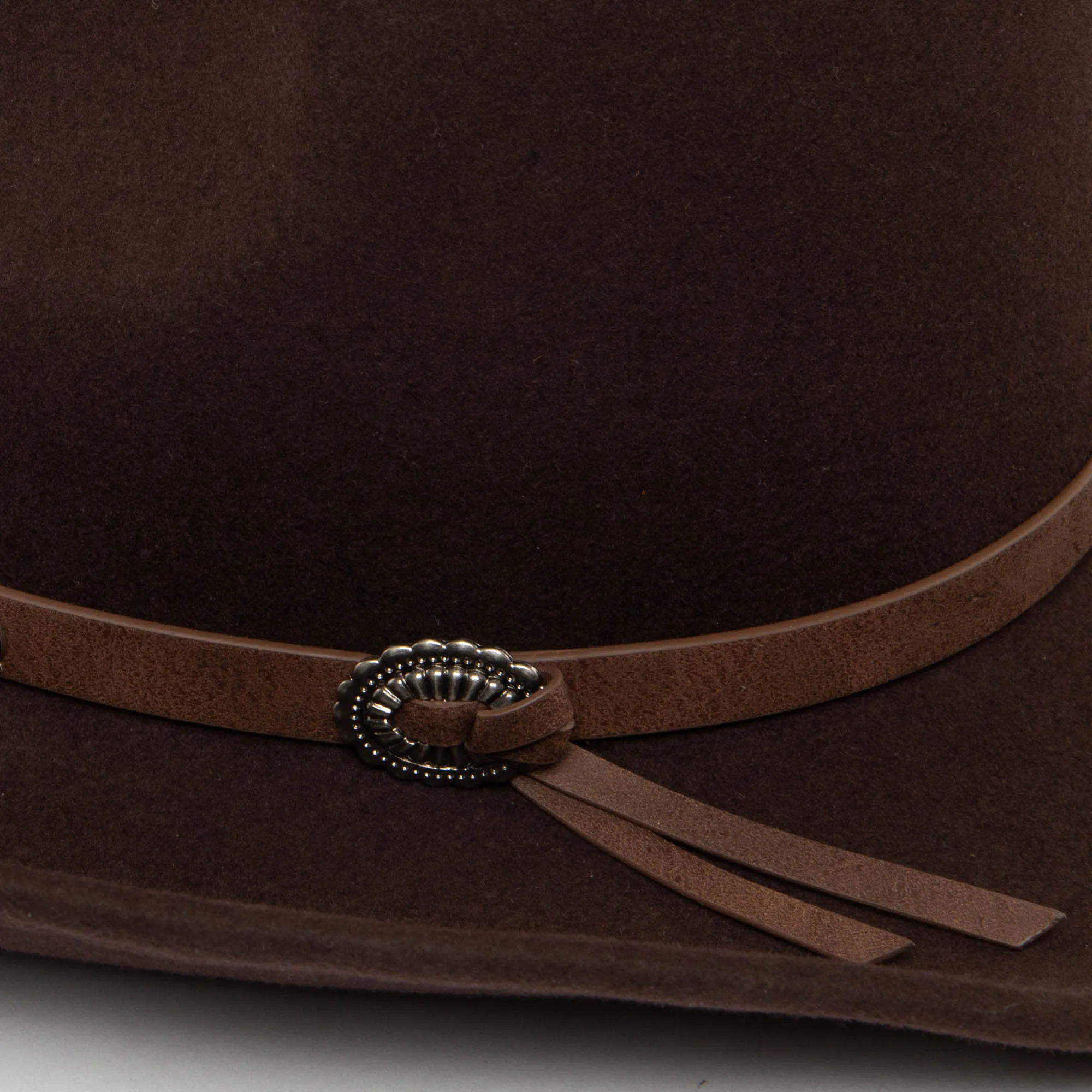 Wool Pinch Crown Cowboy with Leather Band by FRYE